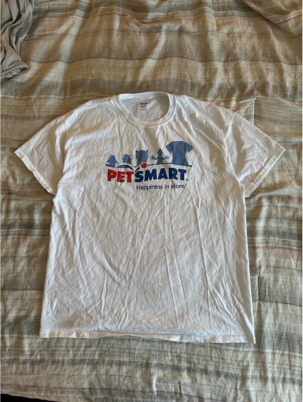 Vintage Pet Smart Double Sided Animal T Shirt XL Dog Cat Promo